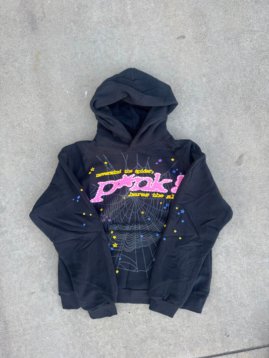 Black and Pink Hoodie